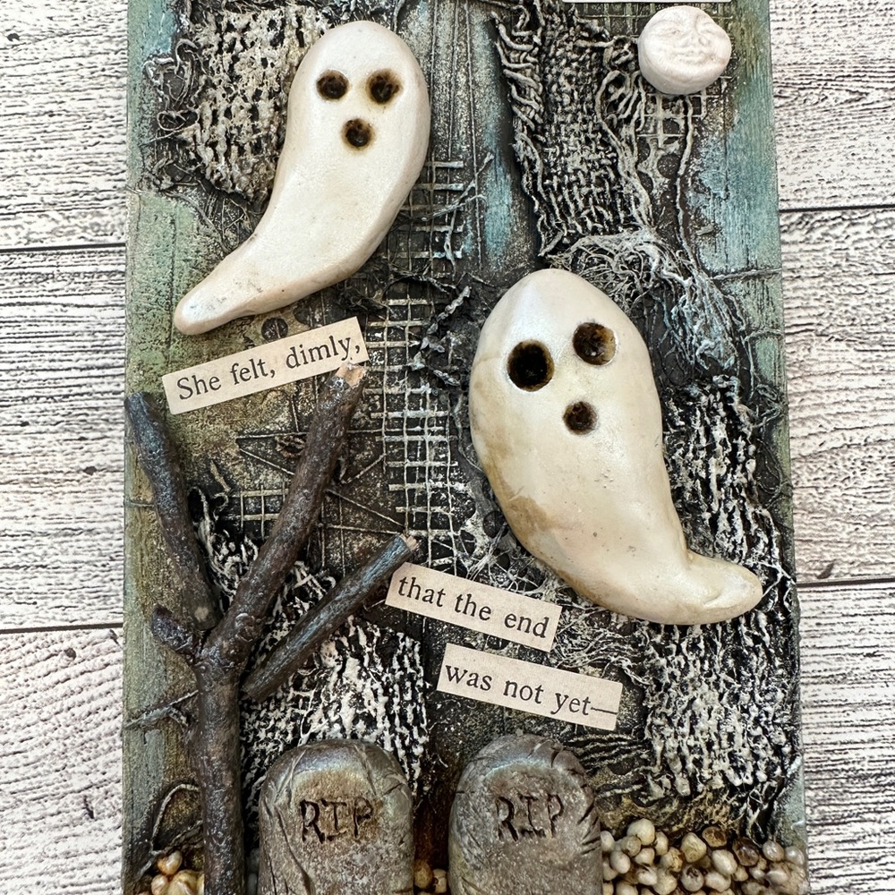 Mixed media wood flooring sample block